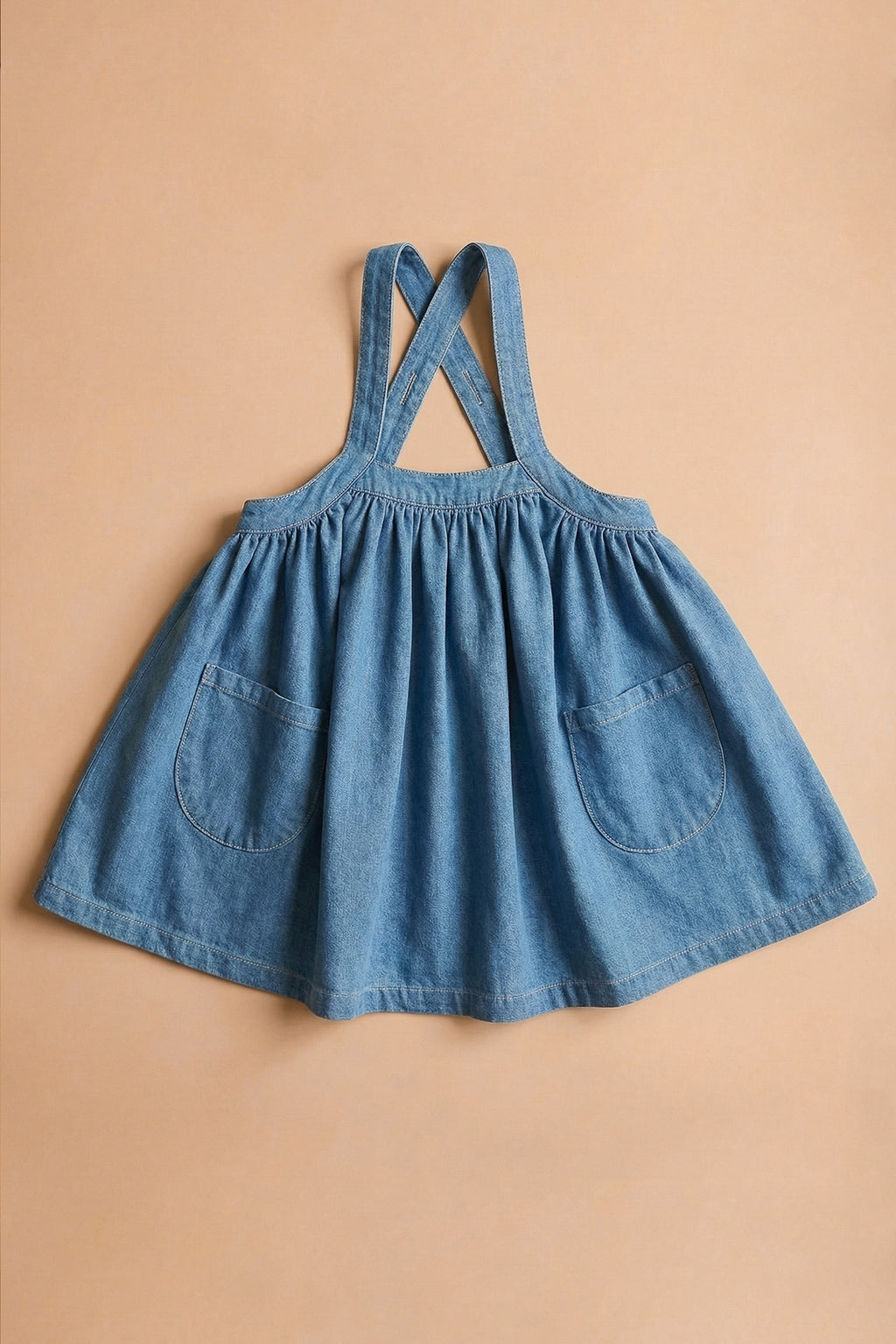 poppy  pinafore  吊りスカート オーダーページ Poppy Pinafore PDF Sewing Pattern for Girls | Relaxed Fit