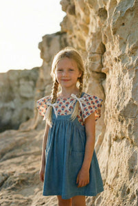 poppy  pinafore  吊りスカート オーダーページ Poppy Pinafore PDF Sewing Pattern for Girls | Relaxed Fit